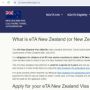 FOR TAIWANESE CITIZENS - NEW ZEALAND New Zealand Government ETA Visa - NZeTA Visitor Visa Online Application - 紐西蘭線上簽證 - 紐西蘭政府官方簽證 - NZETA