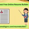 Online Resume Builder to Create Resume Within 5 Minutes