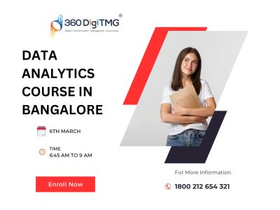 360DigiTMG - Data Analytics, Data Analyst Course Training in Bangalore