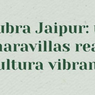 Descubra Jaipur: un díade maravillas reales ycultura vibrante