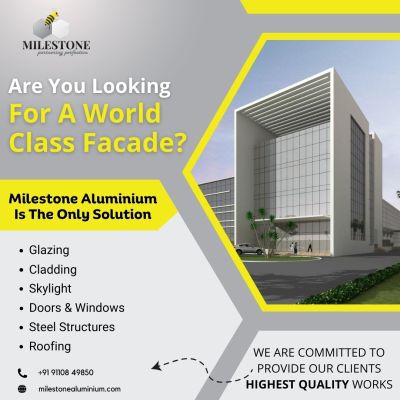 Milestone Aluminium, an industry leader with 30+ years of expertise in Facade Design &amp; Build, specialises in tailor-made solutions for diverse construction projects. From project planning to installation, Milestone oversees the full-circle service, providing a range of systems to meet unique façade requirements. Based in Bengaluru, India, the company has successfully delivered iconic projects nationally and internationally, showcasing its commitment to excellence in design, engineering, fabrication, and project management.
https://milestonealuminium.com/