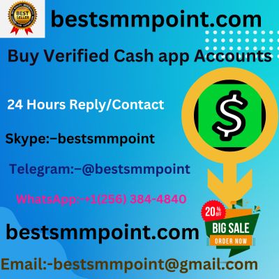 Buy Verified CashApp Accounts   
24 Hours Reply/Contact
Email:-bestsmmpoint@gmail.com
Skype:–bestsmmpoint
Telegram:–@bestsmmpoint
WhatsApp:-+1(256) 384-4840
https://bestsmmpoint.com/product/buy-verified-cash-app-accounts/