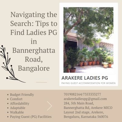 Before finalizing any PG accommodation, carefully review the lease agreement or contract terms. Pay attention to clauses related to rent payment, security deposit, notice period, and any additional charges or restrictions imposed by the landlord. Professionals of Arakerepgladies always provide fair charges and clear terms and conditions to their clients. 


Website Link : 
https://arakerepgladies.com/2024/04/01/exploring-the-appeal-of-pg-accommodation-in-bannerghatta-road/