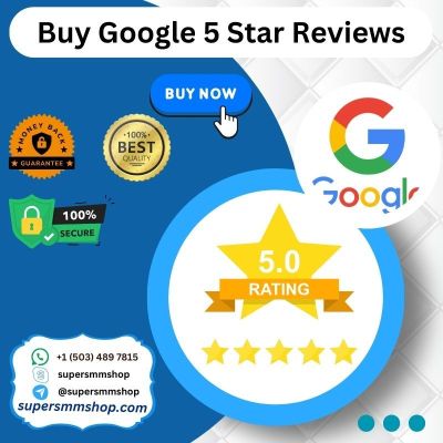 Buy Google 5 Star Reviews
https://supersmmshop.com/product/buy-google-5-star-reviews/
Buy Google 5 Star Reviews Boost your online reputation instantly. Super SMM Shop offers reliable and affordable Review services for all your digital marketing needs. And get 100% customer satisfaction. So without further delay buy a Buy Google 5 Star Reviews from Super Smm Shop now.

Product Features

Complete profile
All Google reviews are permanent (confirmed).
Add up to 24-48 hours for Google reviews
100% safe and stable review
100% safe and guaranteed
100% Recovery Guarantee
High quality service
Real high quality work
24/7 customer support
Fast delivery
24/7 Ready to Contact
Email: supersmmshop@gmail.com
Skype: supersmmshop
Telegram: @supersmmshop
Whatsapp: +1 (503) 489 7815
#BuyGoogle5StarReviews #buygoogle5starreviews #google5starreview #buygoogle5review #buygoogle #google #buygooglereviews #buygooglereview #googlereview #Verified #business #marketing #supersmmshop #accounts #reviews #accountservices #bankaccount #Accounting #buy #sell #buyingandselling #seo #USA #uk #NRI  #Digital #bank #Banking #Investment #brand #socialmedia #post #brands #advertising #contentmarketing #digitalmarketingagency #marketingagency #marketingtips #global #facebookads #ads #freelancer #supersmmshop.com #writerslift #literary #support #ACCOUNT #authors #buyaccounts #smm