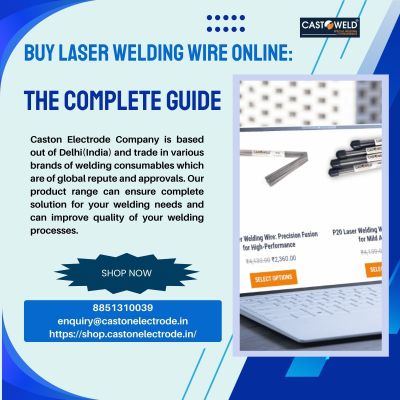 Purchasing online should come with adequate customer support. Ensure that the seller provides technical support to help you choose the right product and assists with any issues post-purchase. It's also crucial to confirm the delivery times, especially if you’re working on tight deadlines. Some suppliers offer fast shipping options or may have warehouses located in different regions for quicker delivery.

To get more information, visit 

https://shop.castonelectrode.in/2024/08/24/benefits-of-laser-welding-wires-for-enhanced-product-quality-efficiency-and-cost-effectiveness/