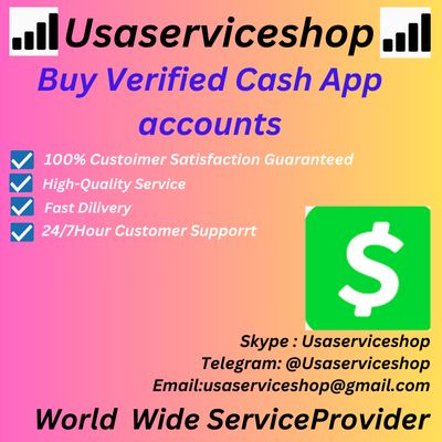 Buy Verified Cash App accounts
When we are talking about online money transaction get way then cash app wallet is the better one after PayPal wallet. Cash app fame is now increasing day by day rapidly because of its facilities, advantages, and security system. This world is fully developed based on the science and technologies, so in online business you have to be upgraded and have to be careful about your earning security. Cash app provides multiple options to develop using facilities of cash app account. If you want to get multiple opportunities, buy verified cash app accounts and use it in multiple ways. Suppose you earned a lot of money and deposited in a wallet you have.

One day you think you want to trade with that deposit but now your wallet is empty!! Then that will be good news for you. But if you use cash account then you will be fully safe. So to ensure your earning and profit security buy verified cash app account. Cash app is the only platform after PayPal by which you can facilitate your business, banking and trading facilities using multiple option. If you paid to a seller and you think you should cancel your order then you can refund your money. To buy verified cash app accounts be attached with our community, know the details and confirm your order.

What is a Buy Verified Cash App Account?
A Buy Verified Cash App Account is a type of account on the popular mobile payment platform, Cash App, which is associated with a verified identity and linked to a traditional bank account. This means that the owner of the account has provided additional personal information, such as a social security number, to confirm their identity and increase security measures. Having a Buy Verified Cash App Account offers several benefits, including increased transaction limits and the ability to use the instant transfer feature to send and receive money. It also adds an extra layer of protection against potential fraud and unauthorized usage.

To obtain a Buy Verified Cash App Account, one can purchase it from a reputable seller or go through the verification process themselves by linking a bank account and providing the necessary personal information. This type of account is especially useful for businesses or individuals who frequently use Cash App for large transactions and want added security and convenience. So, if you want to have a hassle-free and secure experience on Cash App, consider purchasing a Buy Verified Cash App Account today