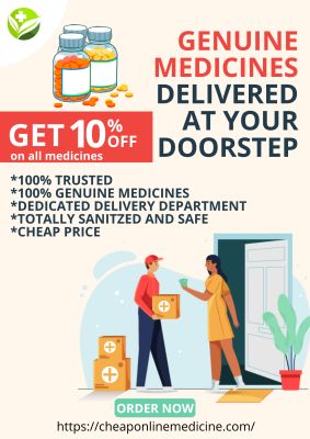 Get Genuine Medicines Delivered At Your Doorstep

Get 10% OFF on all Medicines

- 100% Trusted

- 100% Genuine Medicines

- Dedicated Delivery Department

- Totally Sanitized and Safe

- Cheap Price

Visit to buy:https://cheaponlinemedicine.com/shop/